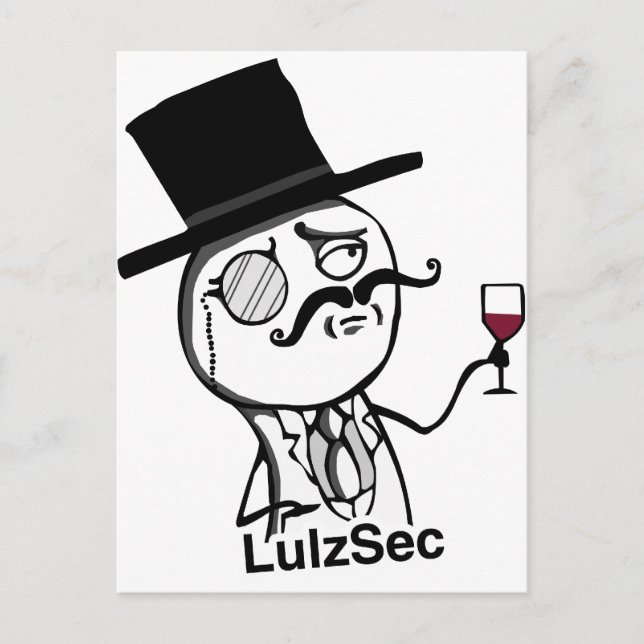Carte Postale LulzSec (Devant)