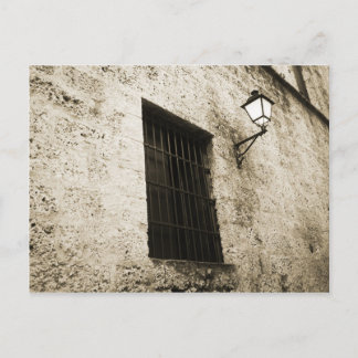 Carte Postale Lumière à travers les bars