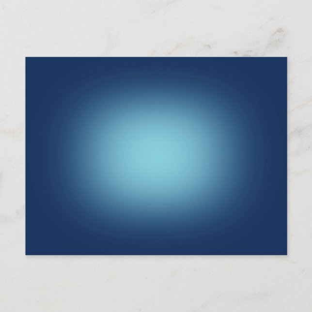 Carte Postale Lumière blanche sur bleu (Devant)