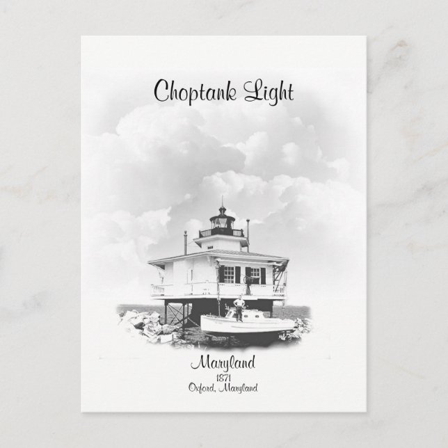 Carte Postale Lumière Choptank - Maryland (Devant)