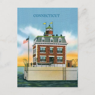 Carte Postale Lumière Connecticut New London Ledge