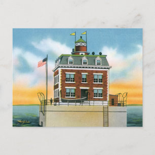 Carte Postale Lumière Connecticut New London Ledge