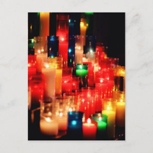 Carte Postale Lumière de bougie