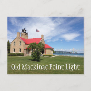 Carte Postale Lumière de la pointe Old Mackinac