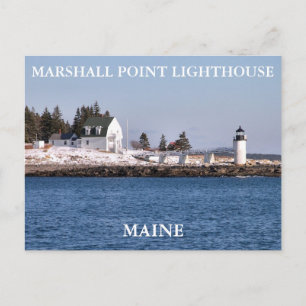 Carte Postale Lumière de Marshall Point, Port Clyde Maine