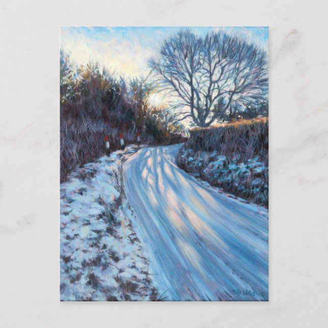 Carte Postale Lumière d'hiver (Devant)