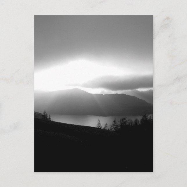 Carte Postale Lumière d'hiver : Derwentwater (Devant)