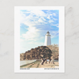 Carte Postale Lumière d'Ocracoke.