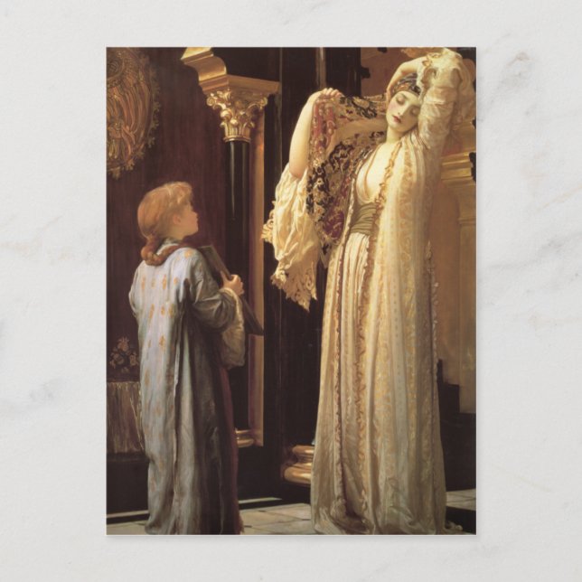 Carte Postale Lumière du Harem - Lord Frederick Leighton (Devant)