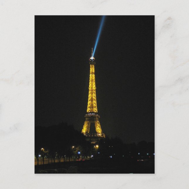 Carte Postale Lumière la nuit (Devant)