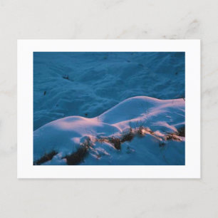 CARTE POSTALE LUMIÈRE NEIGE