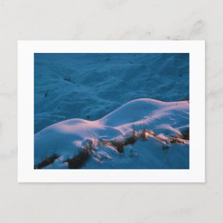 CARTE POSTALE LUMIÈRE NEIGE