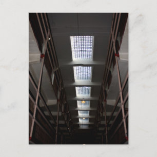 Carte Postale Lumière sur la prison d'Alcatraz
