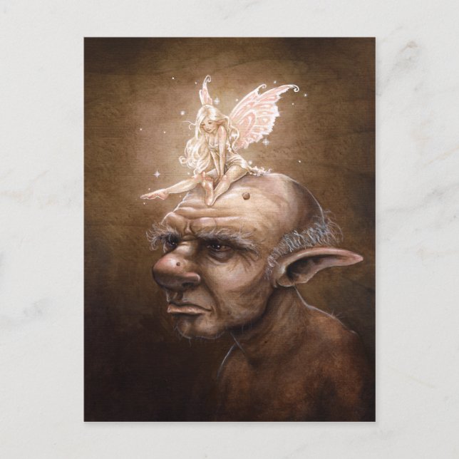 Carte Postale Lumière sur l'obscurité (Devant)