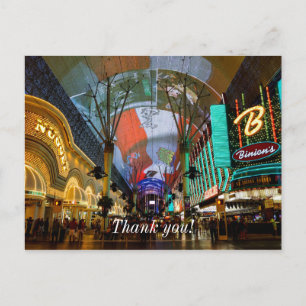 Carte Postale Lumières de Fremont Street