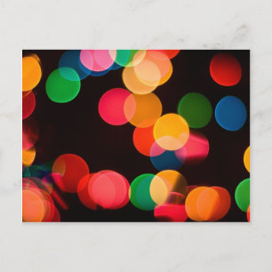 Carte Postale Lumières de Noël