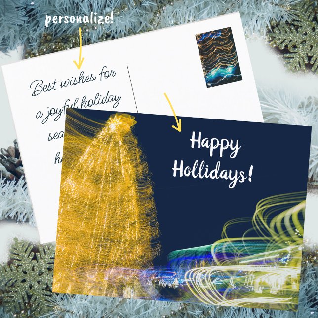 Carte Postale Lumières de Noël (Créateur téléchargé)