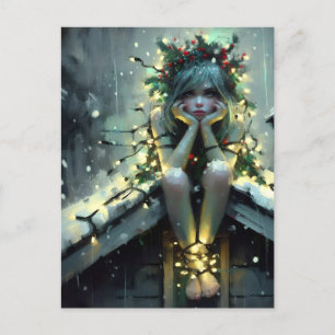 Carte Postale Lumières de Noël Fairy