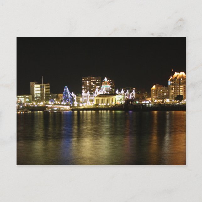 Carte Postale Lumières de port de Victoria (Devant)
