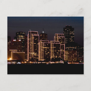 Carte Postale Lumières des vacances de San Francisco