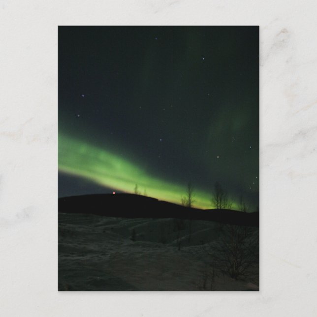 Carte Postale Lumières du Nord (Devant)