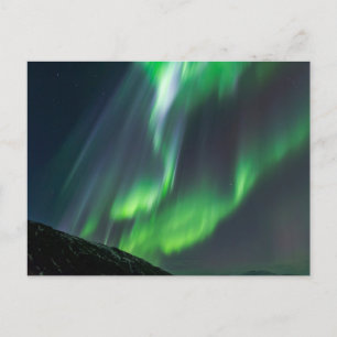 Carte Postale Lumières du Nord Islande du Nord
