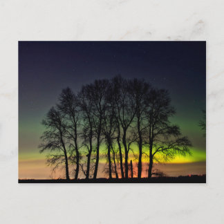 Carte Postale Lumières du Nord | Manitoba Canada Grande Pointe