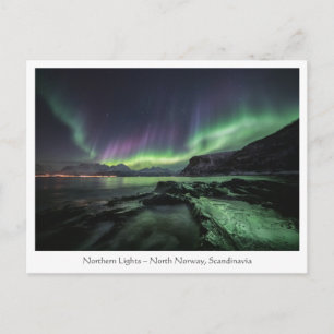 Carte Postale Lumières du Nord Norvège