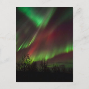 Carte Postale Lumières du Nord Scandinavie, Islande