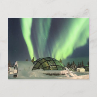 Carte Postale Lumières du Nord sur la Finlande