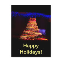 Lumières surréalistes des sapins de Noël