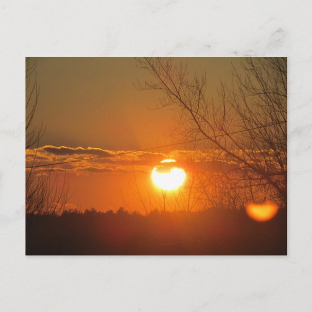 Carte Postale Luminosité orange (Devant)