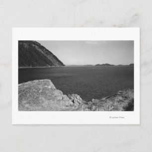 Carte Postale Lummi Island, WA - Vue depuis Lummi Rocks