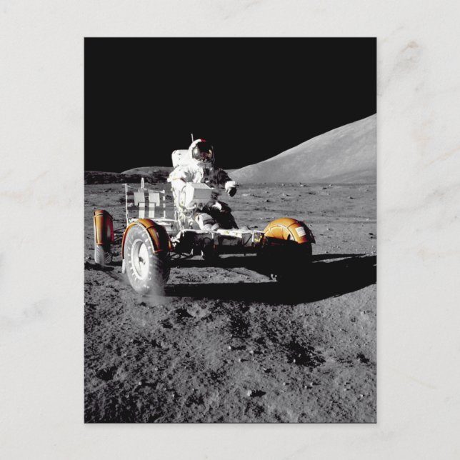 Carte Postale Lunar Rover, Apollo 17 (Devant)
