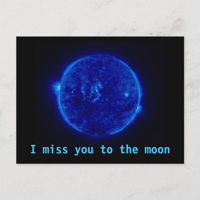 Carte postale Lune (Devant)
