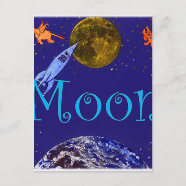 Carte Postale Lune (Devant)