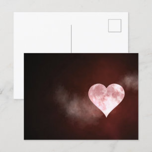 Carte Postale Lune cardiaque complète