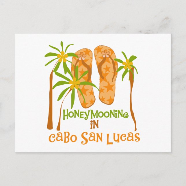 Carte Postale Lune de miel Cabo San Lucas Tshirts et cadeaux (Devant)