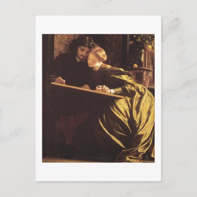 Carte Postale Lune de miel du peintre - Lord Frederick Leighton (Devant)