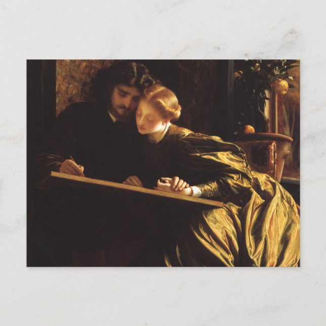 Carte Postale Lune de miel du peintre par Lord Frederic Leighton (Devant)