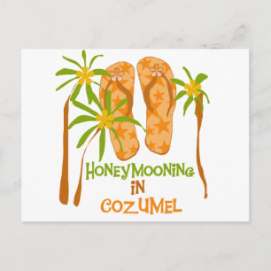 Carte Postale Lune de miel en Cozumel