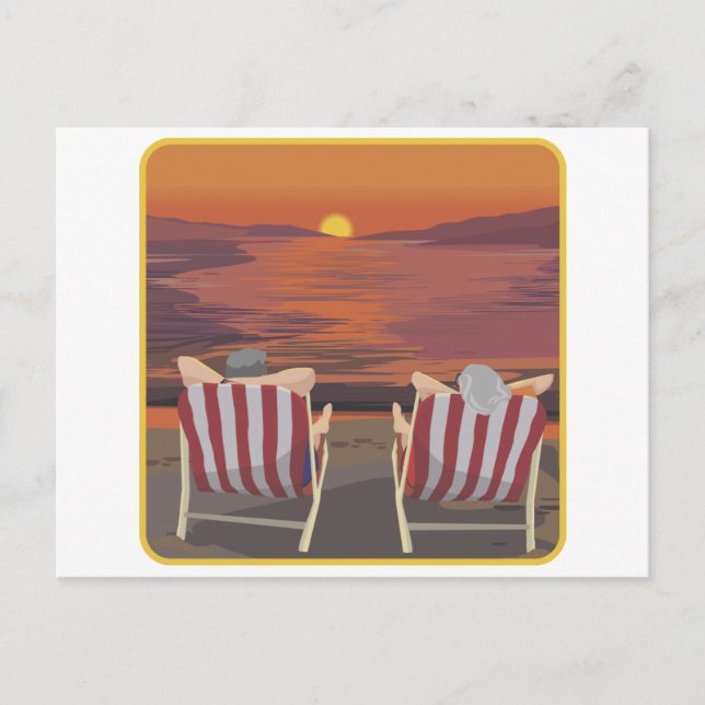 Carte Postale Lune de miel tropicale relaxante (Devant)