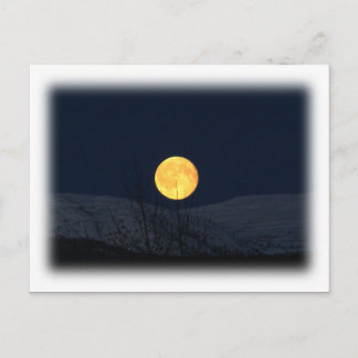 Carte Postale Lune de montagne