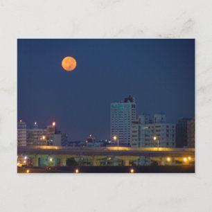 Carte Postale Lune de nuit de Taipei