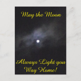 Carte Postale Lune foncée