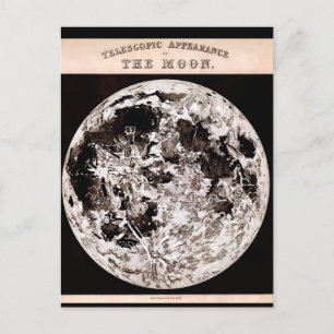 Carte postale Lune Vintage
