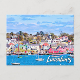 Carte Postale Lunenburg, Nouvelle-Écosse, Canada