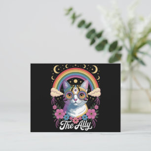 Carte Postale Lunettes de soleil drôles Ally Ca Pride Fierté gay