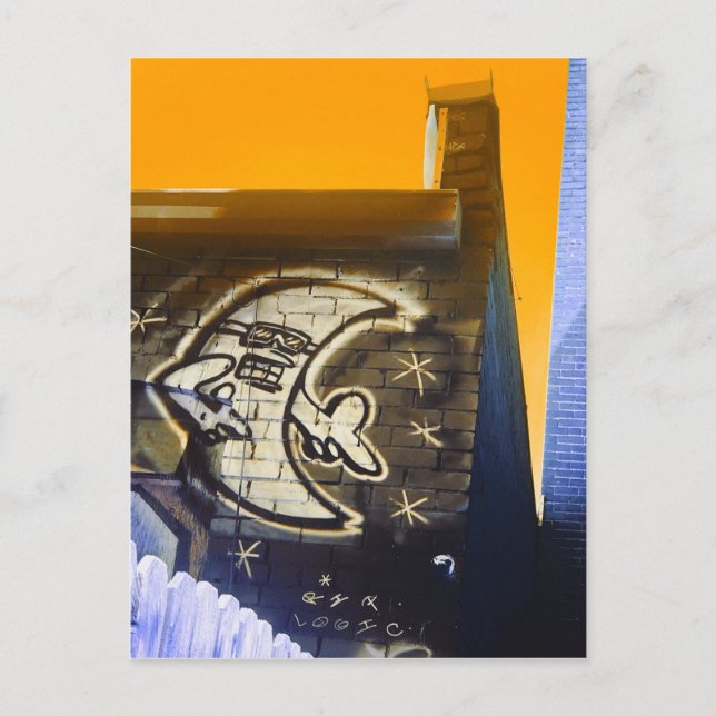 Carte Postale lunettes de soleil la nuit de lune (Devant)