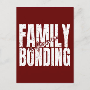 Carte Postale l'union familiale est éternelle